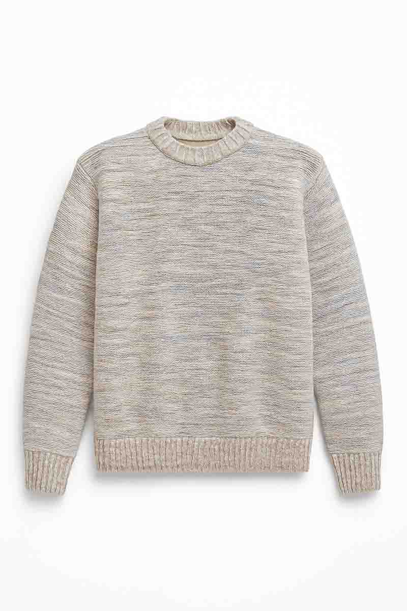 Oatmeal Oversized Knitted Jumper