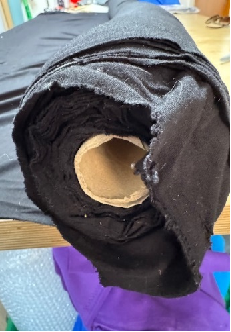 Black Viscose Elastane Blend – 145cm Wide | £5.00/metre | UK/China Deadstock