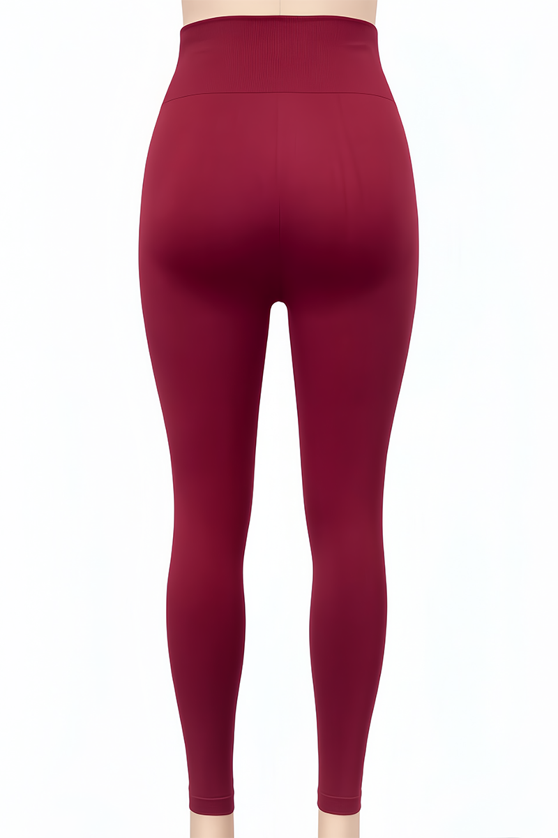 Berry Seamless Compression Leggings