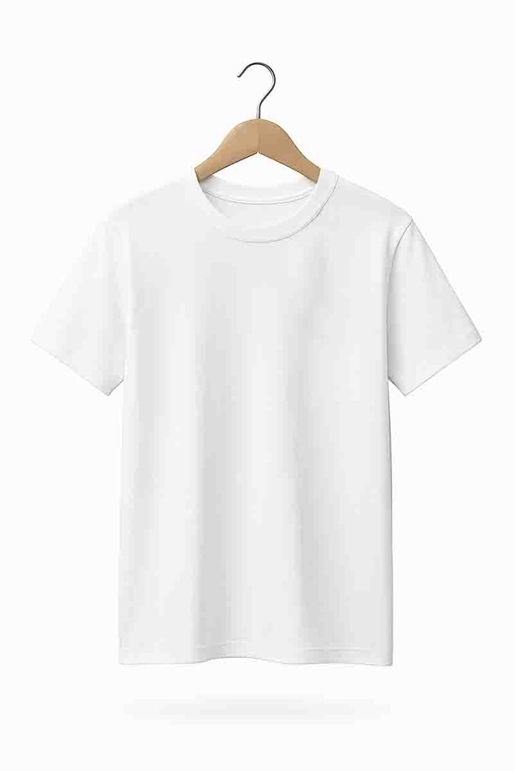 White Supima Cotton T-Shirt – 23" Chest