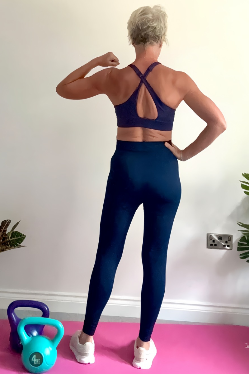 Navy Seamless Compression Leggings
