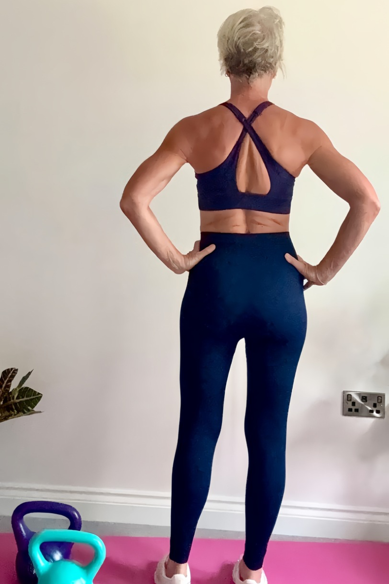 Navy Seamless Compression Leggings