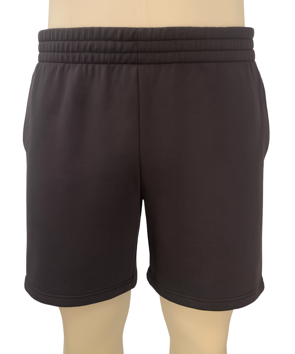 Fleece Shorts with Pockets – Black or Brown